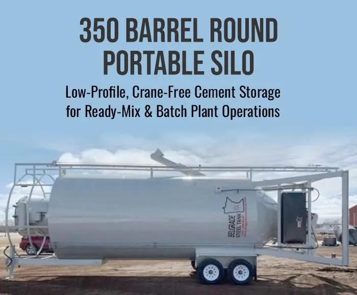350 Barral Round Portbale Silo